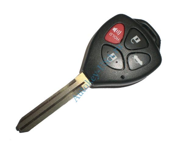 Toyota корпус ключа 4 кнопки ( TOY43 )