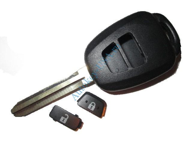 Toyota корпус ключа 2 кнопки ( TOY43 )